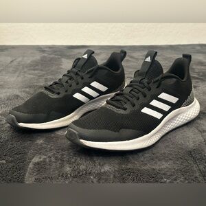 Men's Adidas Duramo Black White Athletic Shoes Size 11 - Excellent Pre-owned